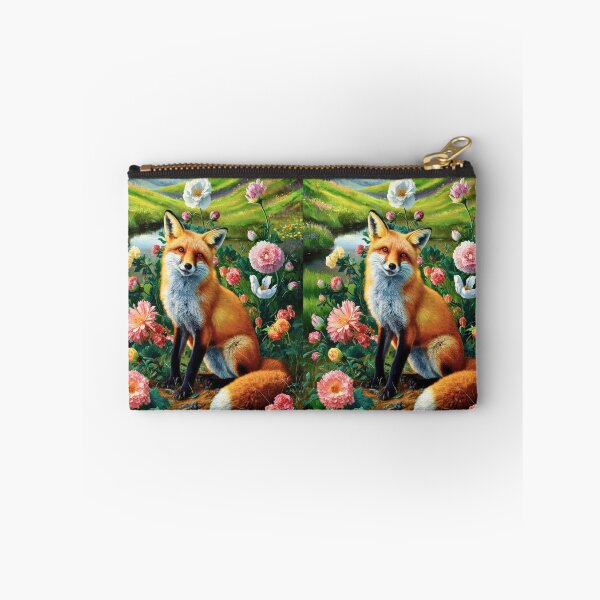 Item preview, Fox Portrait. Spring fox, spring season, floral fox, vintage fox, fox painting, Peter Paul Rubens style designed and sold by FoxVibes.
