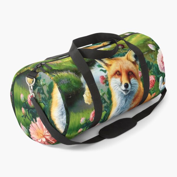 Item preview, Fox Portrait. Spring fox, spring season, floral fox, vintage fox, fox painting, Peter Paul Rubens style designed and sold by FoxVibes.