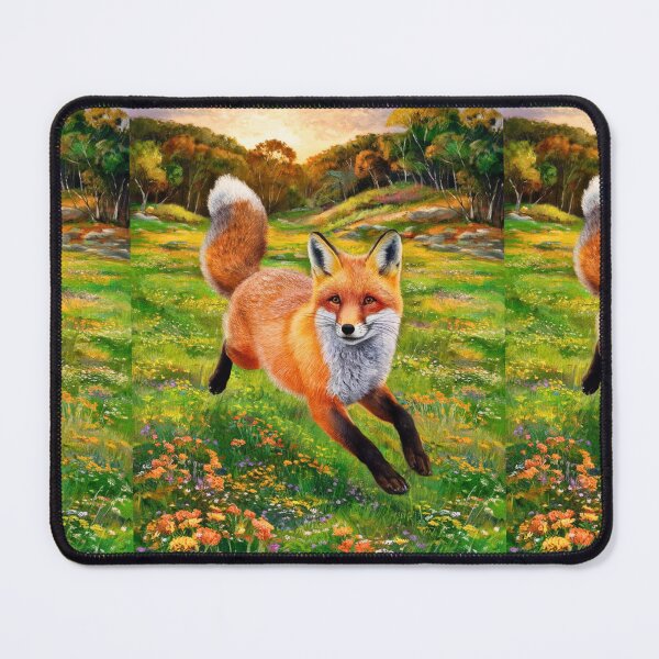 Item preview, Fox Portrait. Spring fox, spring season, floral fox, vintage fox, fox painting, Peter Paul Rubens style designed and sold by FoxVibes.