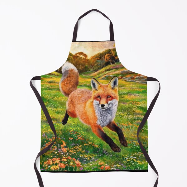Item preview, Fox Portrait. Spring fox, spring season, floral fox, vintage fox, fox painting, Peter Paul Rubens style designed and sold by FoxVibes.