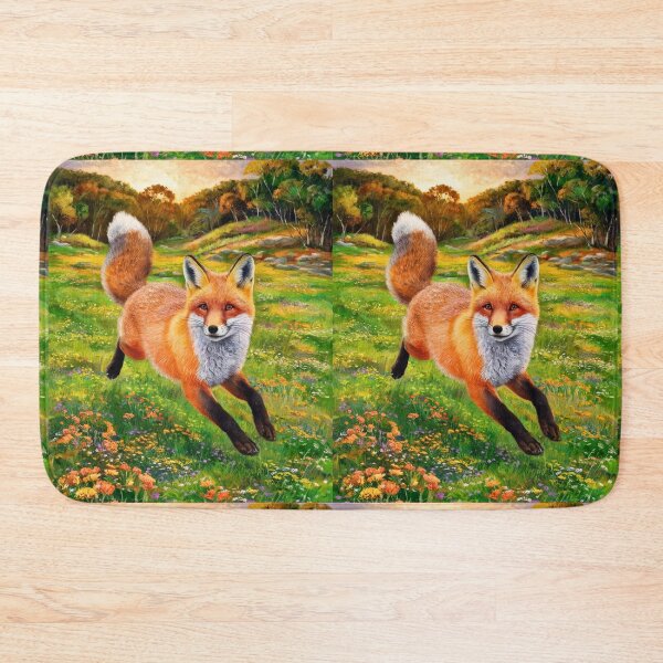 Item preview, Fox Portrait. Spring fox, spring season, floral fox, vintage fox, fox painting, Peter Paul Rubens style designed and sold by FoxVibes.