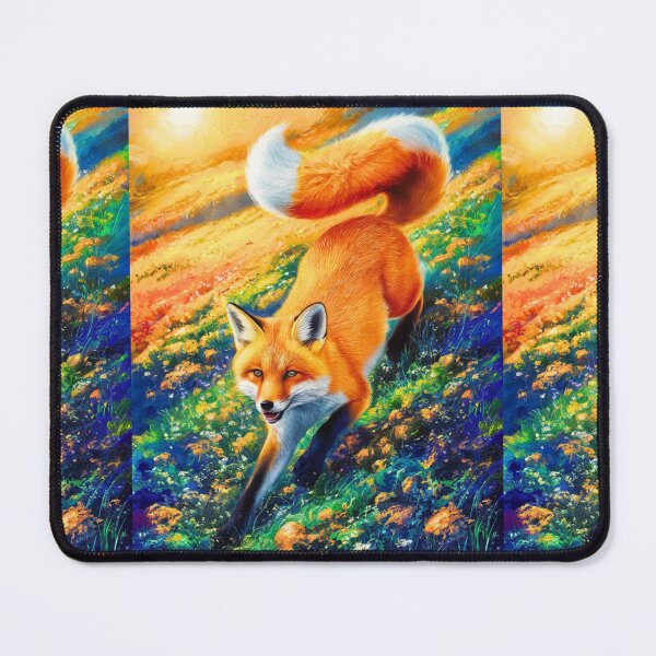 Item preview, Fox Portrait. Spring fox, spring season, floral fox, vintage fox, fox painting, Peter Paul Rubens style designed and sold by FoxVibes.
