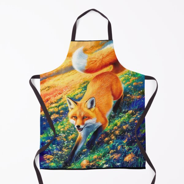 Item preview, Fox Portrait. Spring fox, spring season, floral fox, vintage fox, fox painting, Peter Paul Rubens style designed and sold by FoxVibes.