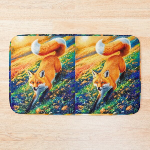 Item preview, Fox Portrait. Spring fox, spring season, floral fox, vintage fox, fox painting, Peter Paul Rubens style designed and sold by FoxVibes.