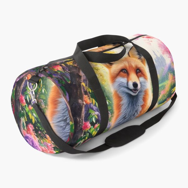Item preview, Fox Portrait. Spring fox, spring season, floral fox, vintage fox, fox painting, Peter Paul Rubens style designed and sold by FoxVibes.