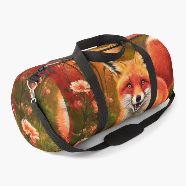 Item preview, Fox Portrait. Spring fox, spring season, floral fox, vintage fox, fox painting, Peter Paul Rubens style designed and sold by FoxVibes.