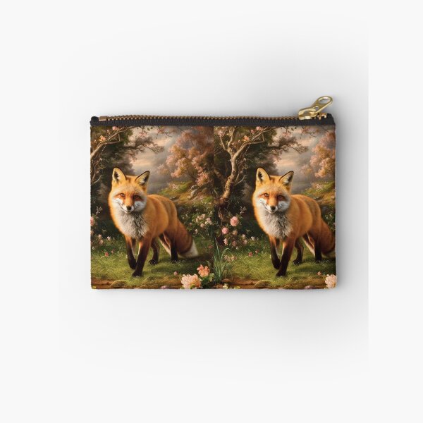 Item preview, Fox Portrait. Spring fox, spring season, floral fox, vintage fox, fox painting, Peter Paul Rubens style designed and sold by FoxVibes.