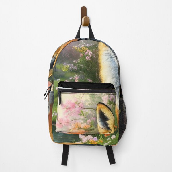 Item preview, Fox Portrait. Spring fox, spring season, floral fox, vintage fox, fox painting, Peter Paul Rubens style designed and sold by FoxVibes.