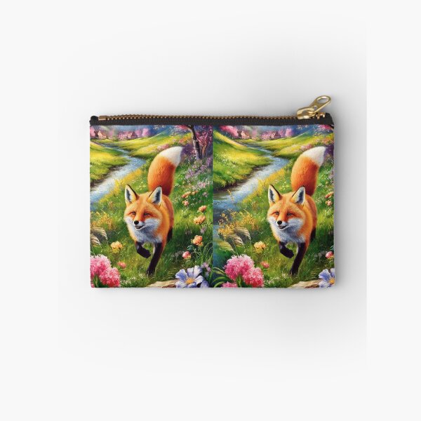 Item preview, Fox Portrait. Spring fox, spring season, floral fox, vintage fox, fox painting, Peter Paul Rubens style designed and sold by FoxVibes.
