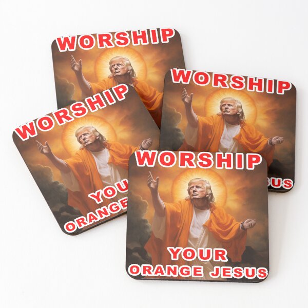 Item preview, Worship Your Orange Jesus Donald Trump designed and sold by DyfunctionalTee.