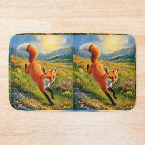 Item preview, Fox Portrait. Spring fox, spring season, floral fox, vintage fox, fox painting, Peter Paul Rubens style designed and sold by FoxVibes.