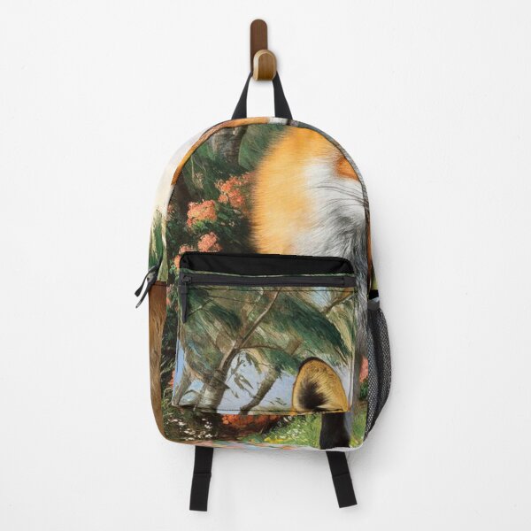 Item preview, Fox Portrait. Spring fox, spring season, floral fox, vintage fox, fox painting, Peter Paul Rubens style designed and sold by FoxVibes.