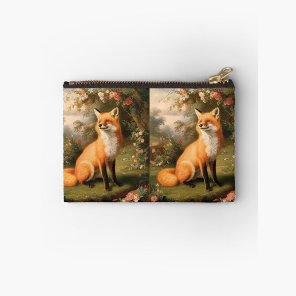 Item preview, Fox Portrait. Spring fox, spring season, floral fox, vintage fox, fox painting, Peter Paul Rubens style designed and sold by FoxVibes.