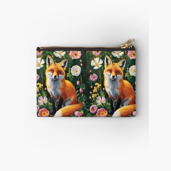 Item preview, Fox Portrait. Spring fox, spring season, floral fox, vintage fox, fox painting, Peter Paul Rubens style designed and sold by FoxVibes.