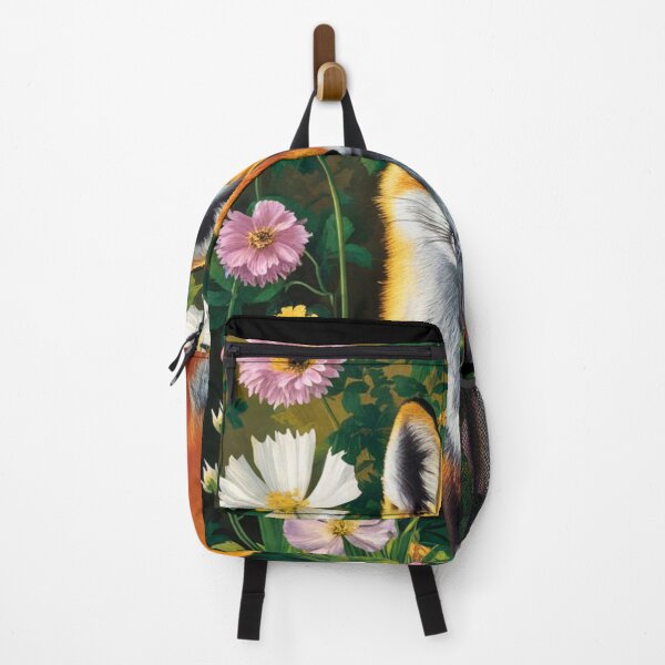 Item preview, Fox Portrait. Spring fox, spring season, floral fox, vintage fox, fox painting, Peter Paul Rubens style designed and sold by FoxVibes.