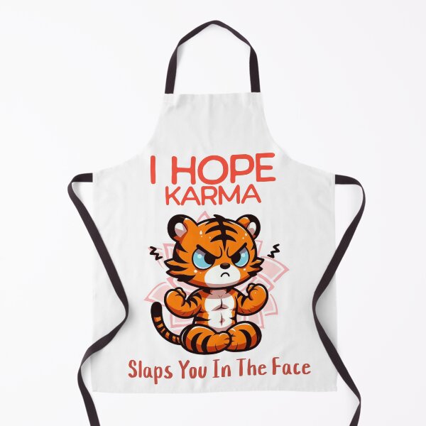 Item preview, i hope karma slaps you in the face Tiger designed and sold by LemuellTrends.