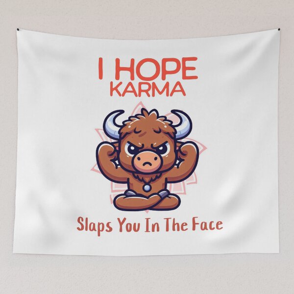 Item preview, i hope karma slaps you in the face Bufallo designed and sold by LemuellTrends.
