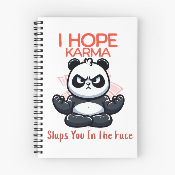 Item preview, I hope karma slaps you in the face Panda designed and sold by LemuellTrends.