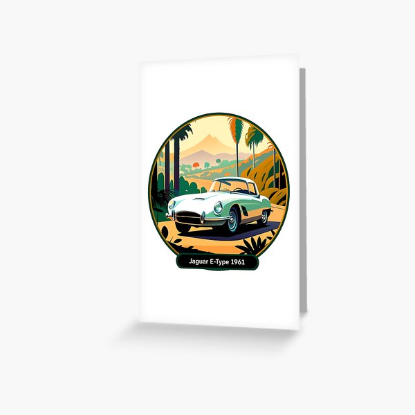 Artikel-Vorschau von Jaguar E-Type 1961 - Oldtimer 01, designt und verkauft von AlienSativo.