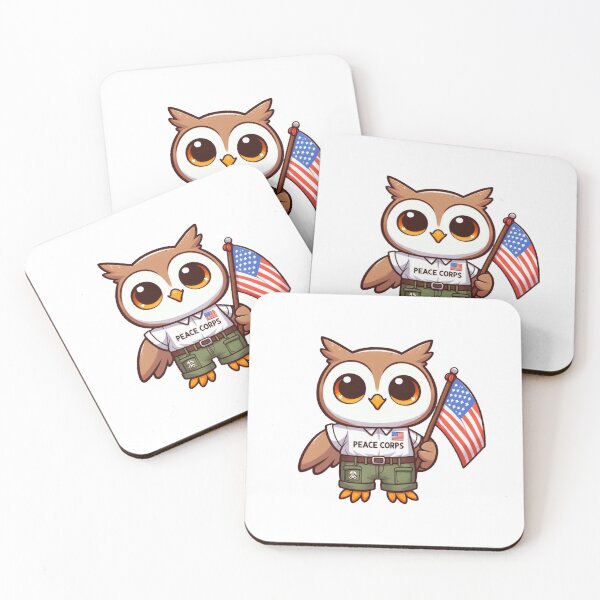 Item preview, peace corps Owl designed and sold by LemuellTrends.