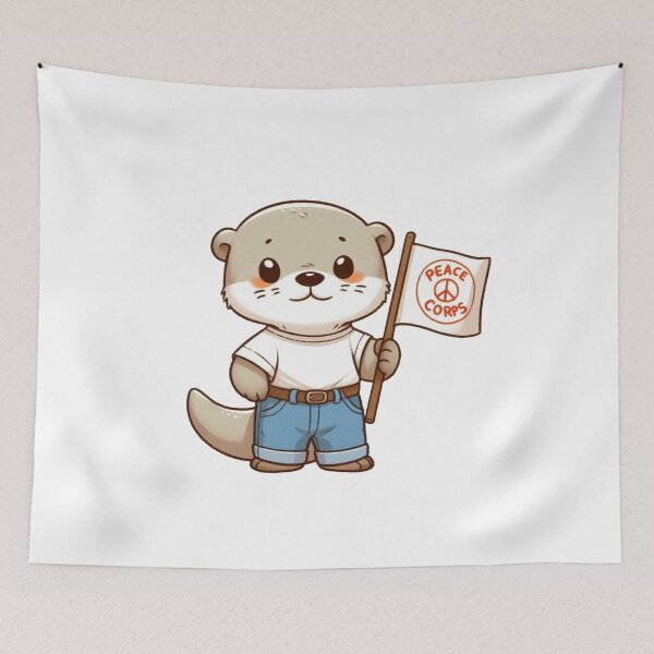 Item preview, peace corps Otter designed and sold by LemuellTrends.