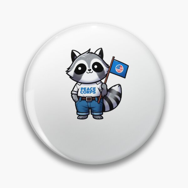 Item preview, peace corps raccoon designed and sold by LemuellTrends.