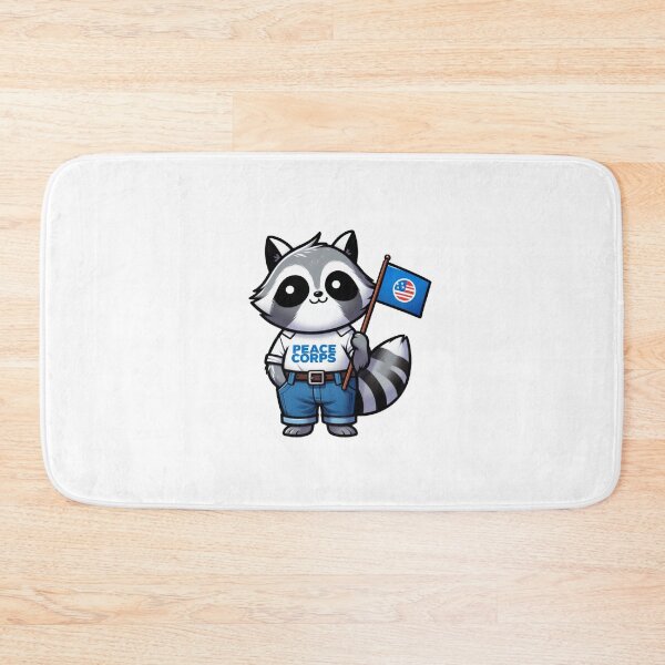 Item preview, peace corps raccoon designed and sold by LemuellTrends.