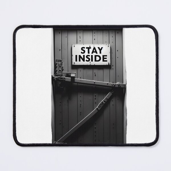 Item preview, Stay Inside Warning Door designed and sold by THC-Conspiracy.