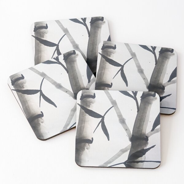 Item preview, Bambus no estilo sumi-e designed and sold by Aquarelastudio.