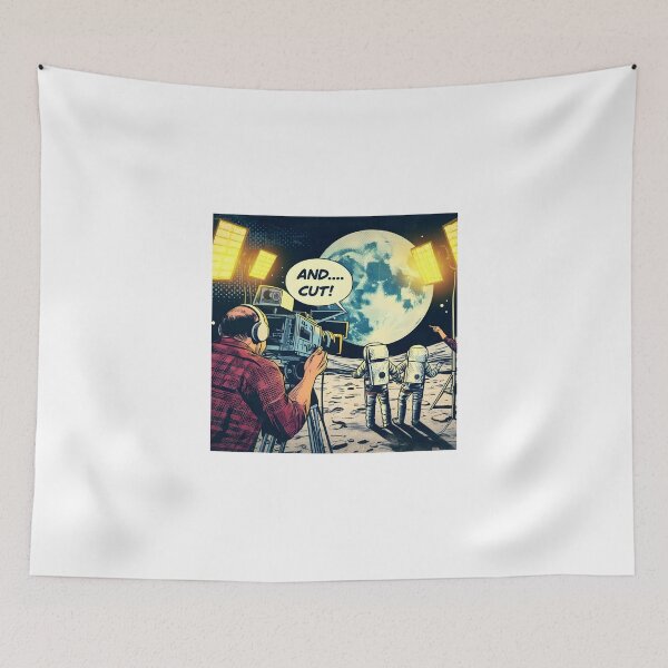 Item preview, Moon Landing Hoax designed and sold by THC-Conspiracy.