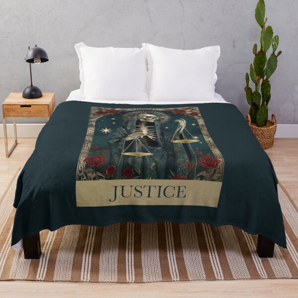 Item preview, Justice Reimagined Skeleton Tarot Card designed and sold by TheCapulet.