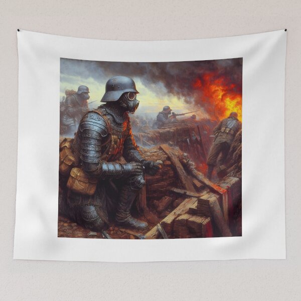 Item preview, Medieval Soldier in Trench designed and sold by THC-Conspiracy.