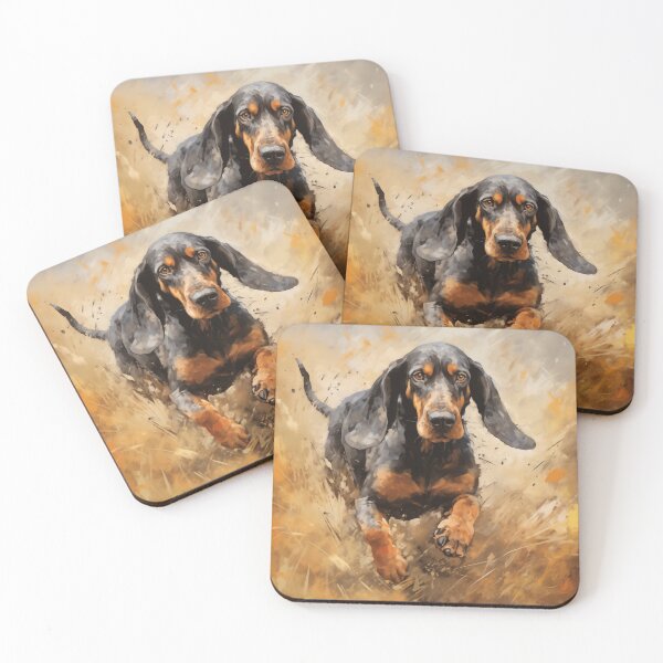 Item preview, Black and Tan Coonhounds on the Hunt designed and sold by Samuelsboro.