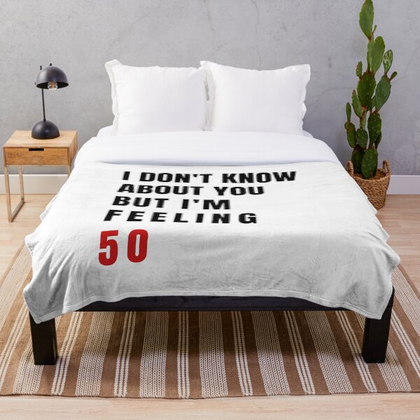 Item preview, I Don't Know About You But I'm Feeling 50, Swiftie Gift, 50th Birthday Gift designed and sold by throuplescorner.