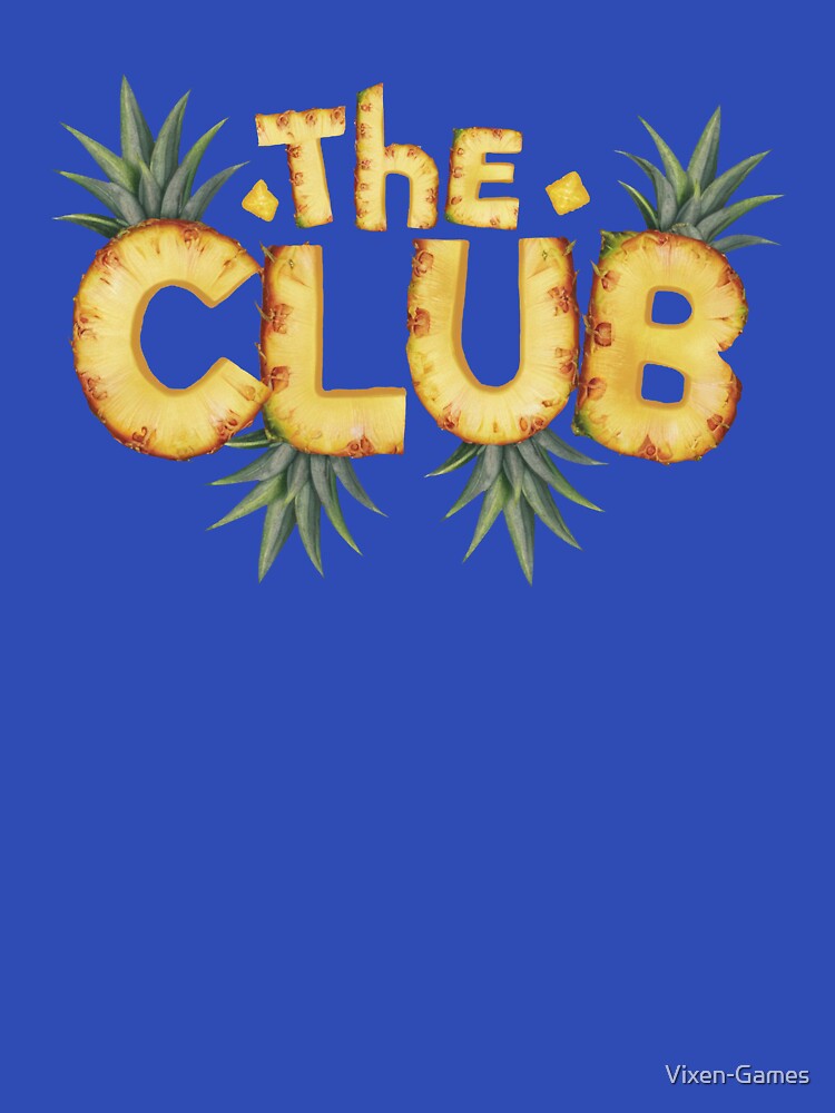 Thumbnail 7 of 7, Classic T-Shirt, The Club Pineapple Club writing designed and sold by Vixen-Games.