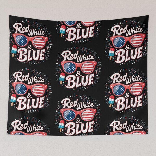 Item preview, Red, White and Blue 4th of July designed and sold by PlanetMarker.