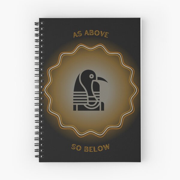 Item preview, As Above So Below. Hermetic Principles, Thoth Ancient Egypt.  designed and sold by Third-Eye-Realm.