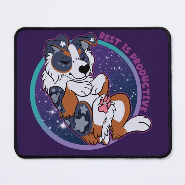 Item preview, REST IS PRODUCTIVE Galaxy Mini Aussie  designed and sold by StudioFlight.