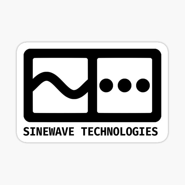 Sinewave Technologies Logo Sticker