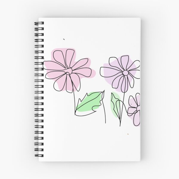 Item preview, line artwork of flowers designed and sold by Nature  Nblossom.