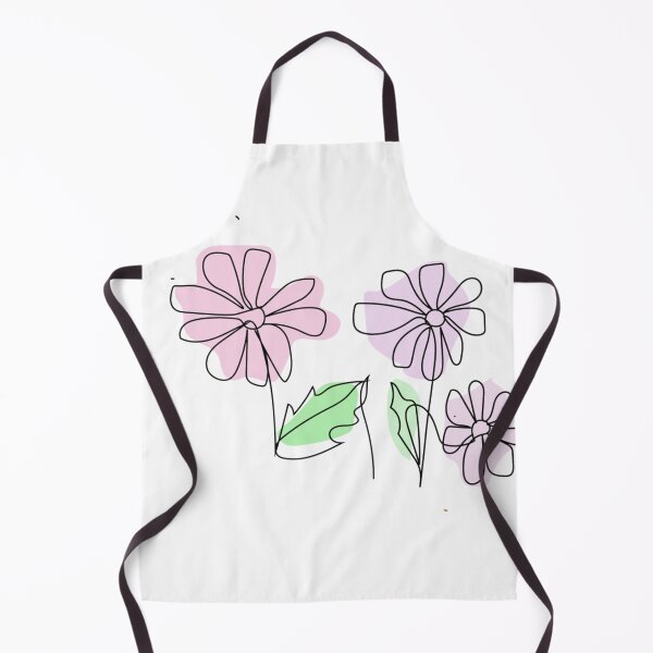 Item preview, line artwork of flowers designed and sold by Nature Nblossom.