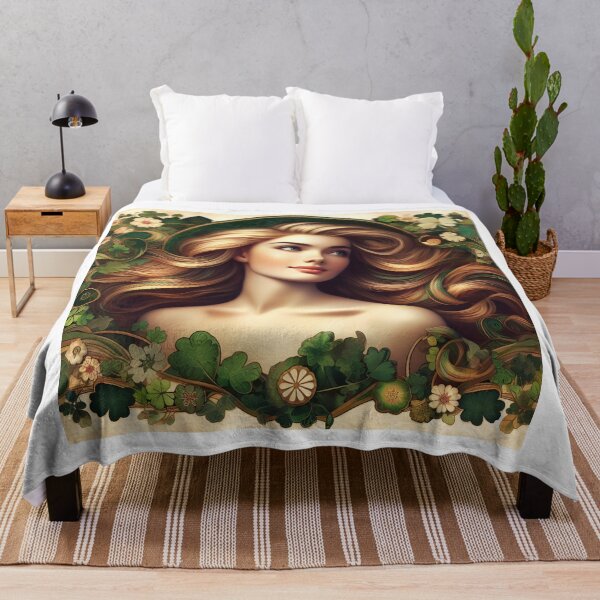 Item preview, Irish Beauty with Clover designed and sold by THC-Conspiracy.