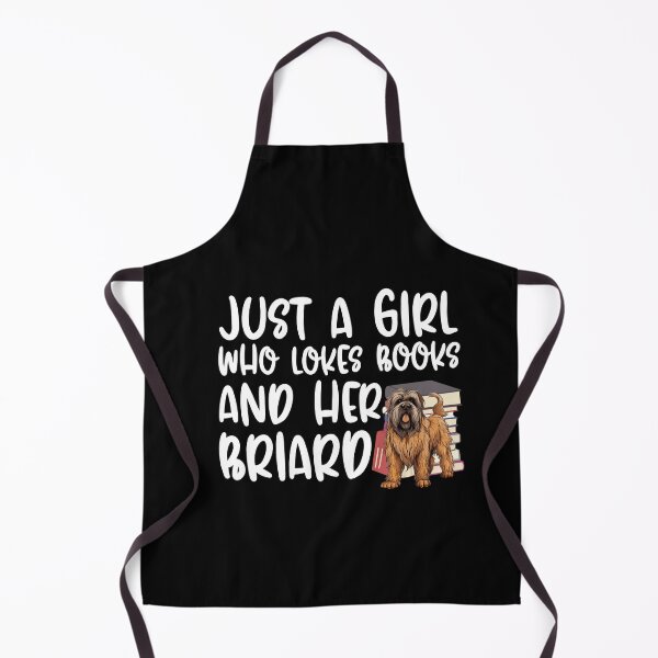 Item preview, Just A Girl Who Loves Books And Her Briard designed and sold by TheAnimalZ00.