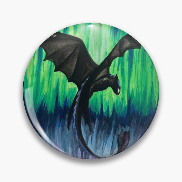 Artikelvorschau, Schwarzer Drache fliegt im Nordlicht entworfen und verkauft von Lady-Lilac.