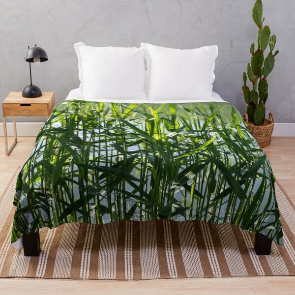 Item preview, Verdant Reeds Screening Tranquil Water designed and sold by Georgia Mizuleva.