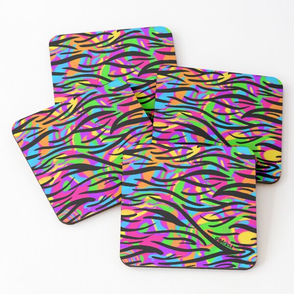 Item preview, Funky Rainbow Zebra Print designed and sold by JanGrackle.