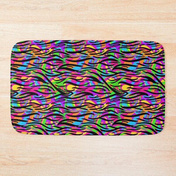 Item preview, Funky Rainbow Zebra Print designed and sold by JanGrackle.