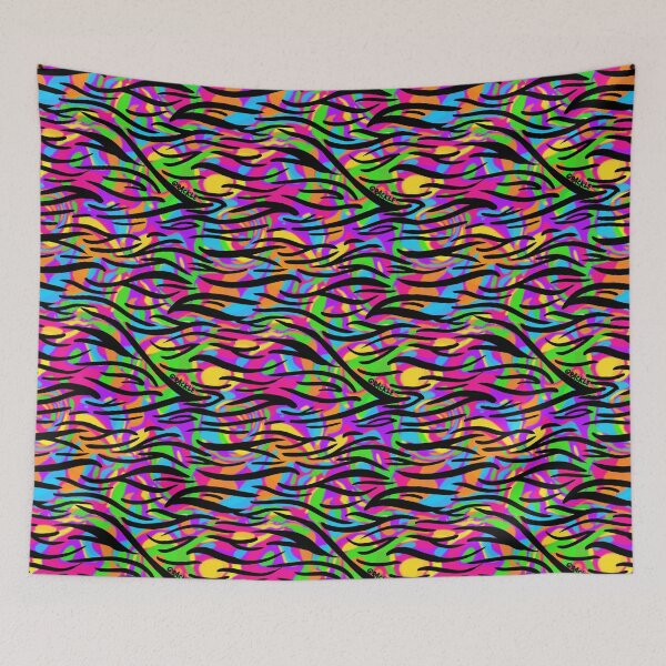 Item preview, Funky Rainbow Zebra Print designed and sold by JanGrackle.