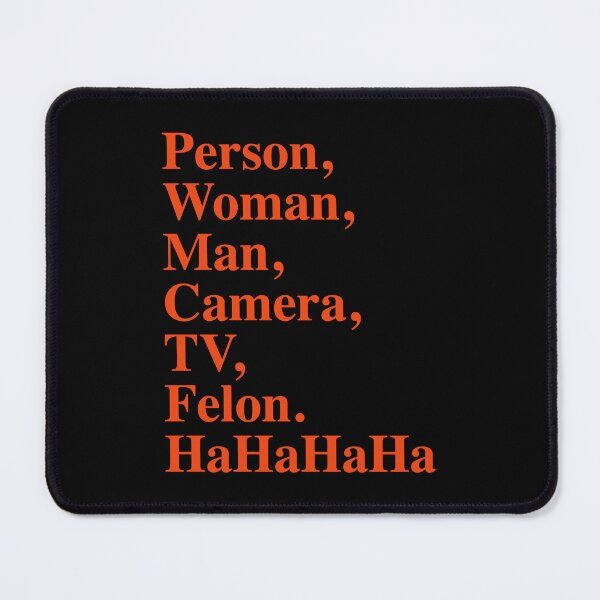 Item preview, person, woman, man, camera, tv, felon - Ha ha ha ha (prison orange) designed and sold by Thelittlelord.