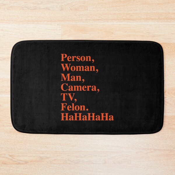 Item preview, person, woman, man, camera, tv, felon - Ha ha ha ha (prison orange) designed and sold by Thelittlelord.